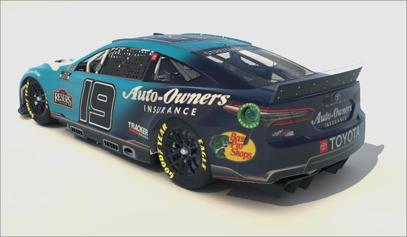 Preview of 2022 Martin Truex Jr. Nr.19 JGR Auto Owners Toyota Camry by Gabriel Streitmatter