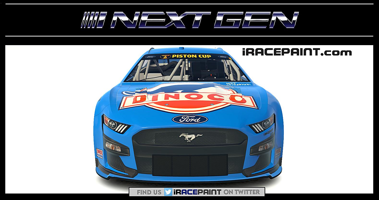 Preview of #43 - NextGen DINOCO Ford Mustang - 2022 - Pixar Cars by Ace Threwid