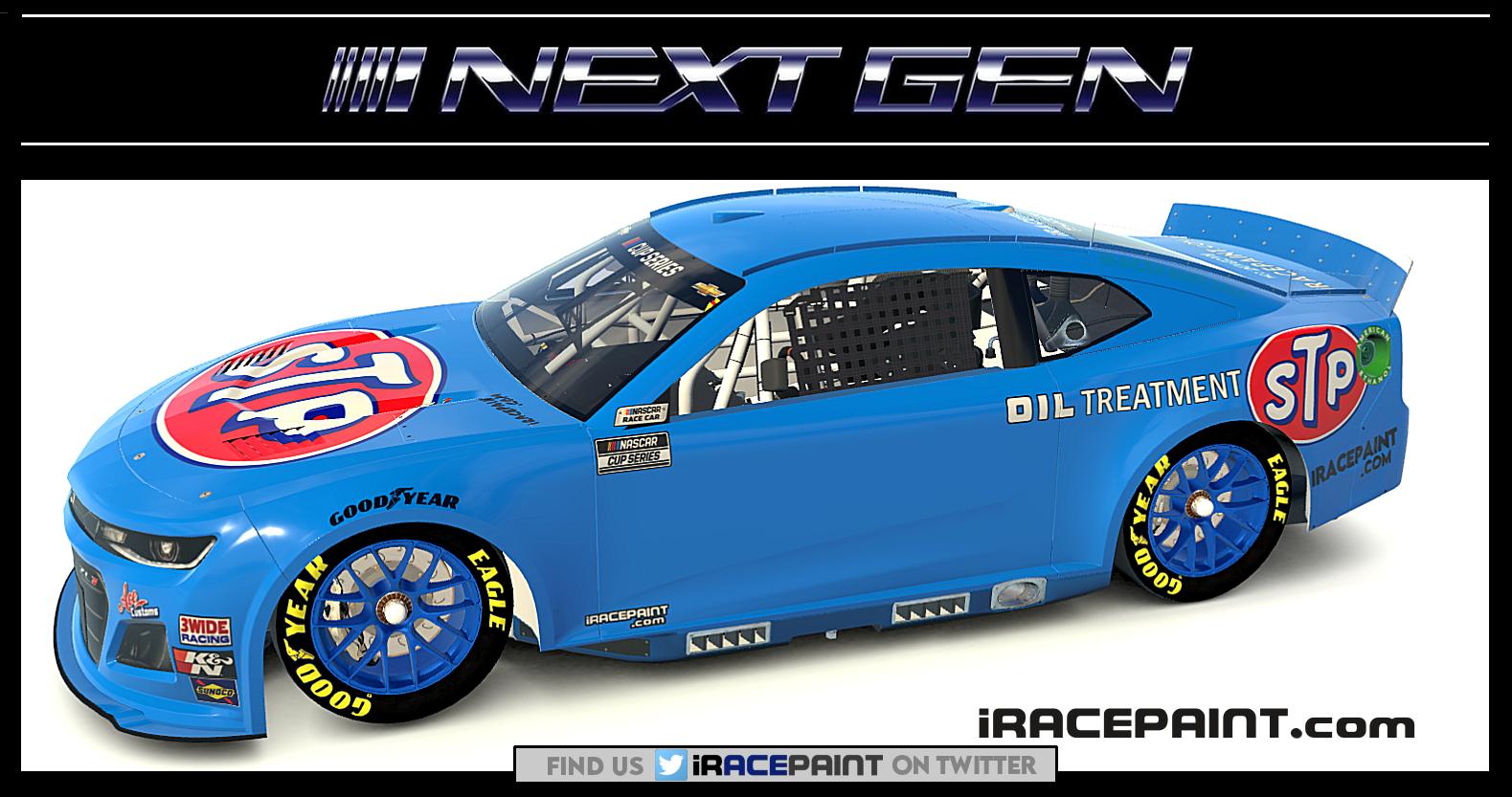 Preview of [] - NextGen STP "Petty Blue" Chevrolet Camaro ZL1 - 2022 - Petty Enterprises by Ace Threwid