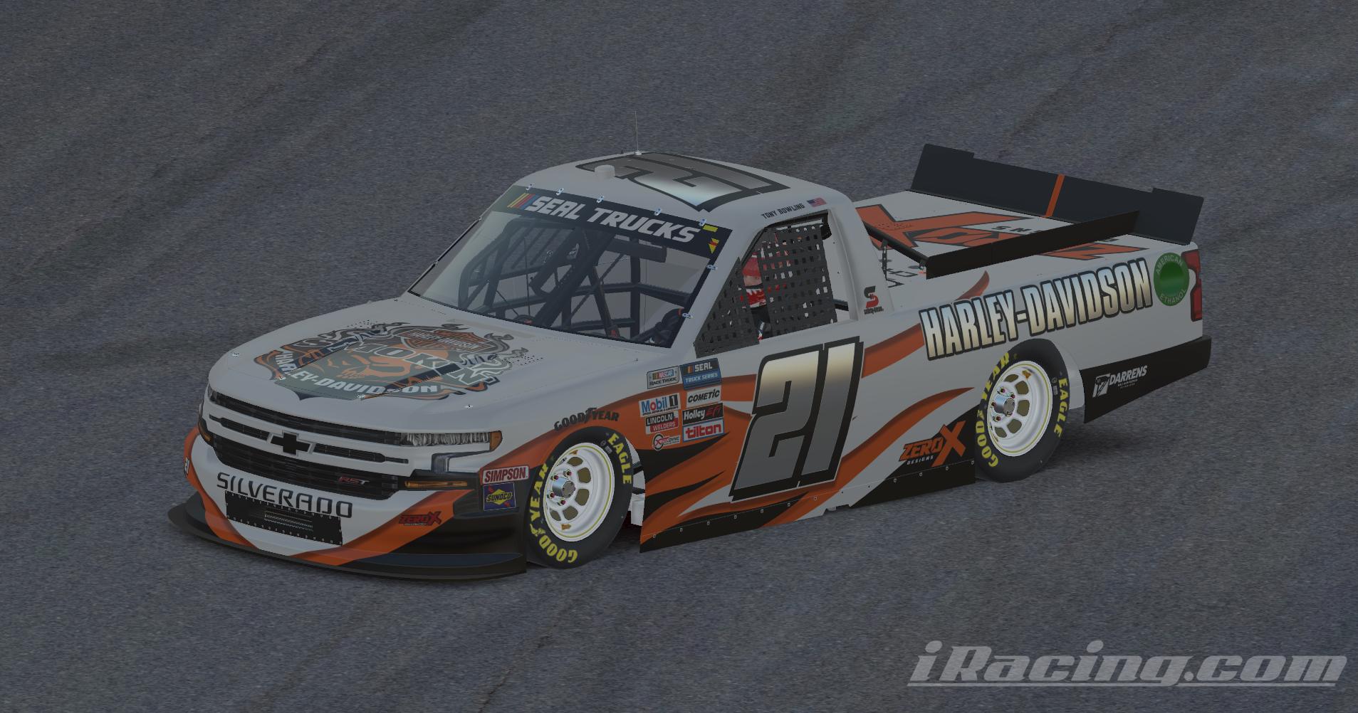 Preview of Harley-Davidson #21 Chevy Silverado by Justin Lumpkin