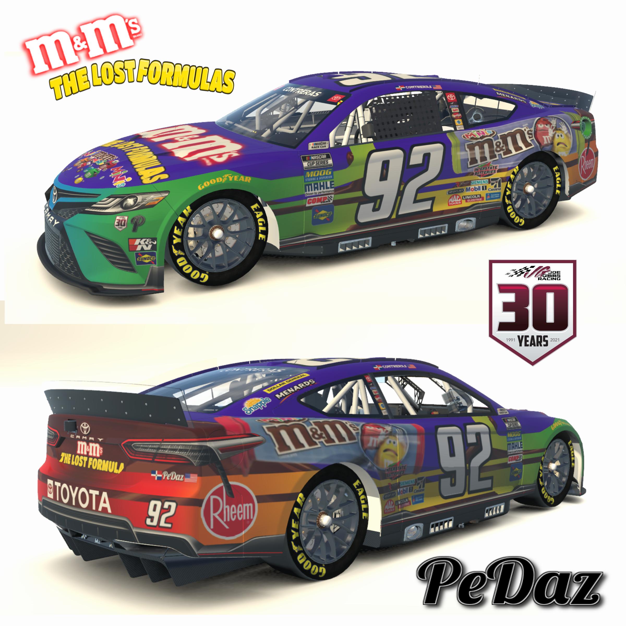 Preview of 2021 M&Ms Lost Formula Next Gen Camry NO NUMBERED by Aledam Contreras