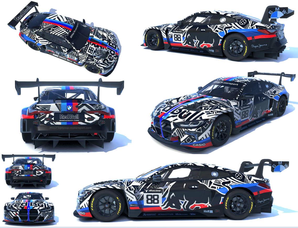 Preview of BMW M4 GT3 Red Bull Test Concept by Paul V.