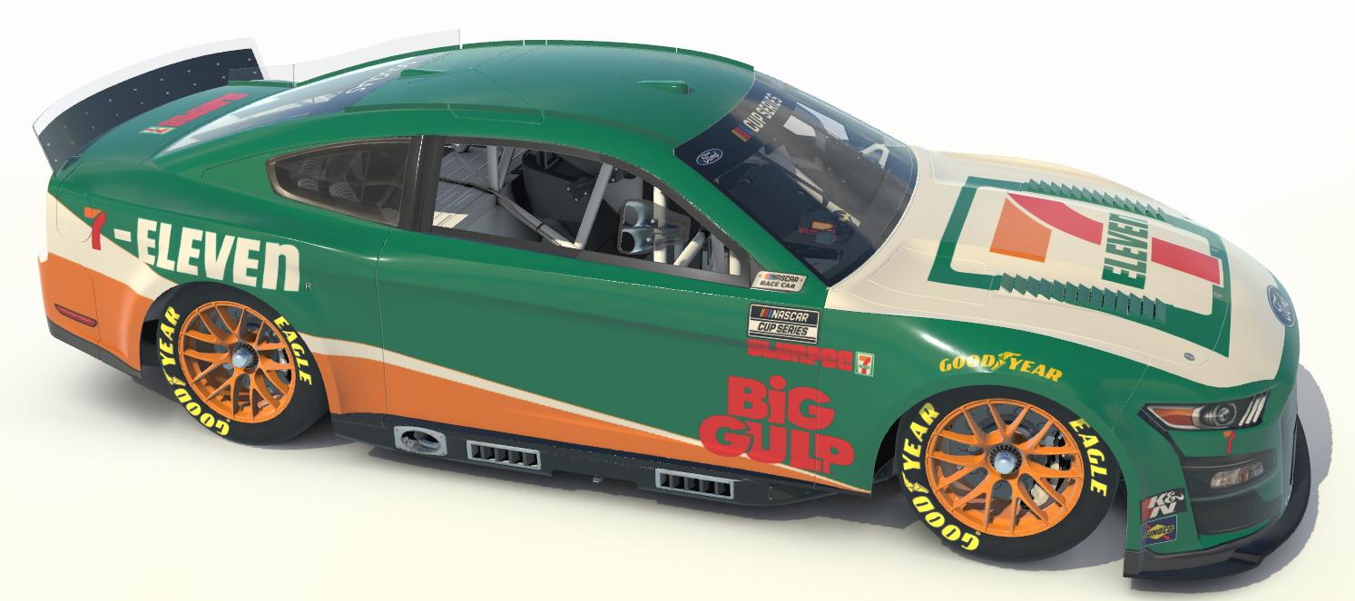 Number 7 Factory Racing 7-ELEVEN Fictional (no number) by John J D. - Trading Paints