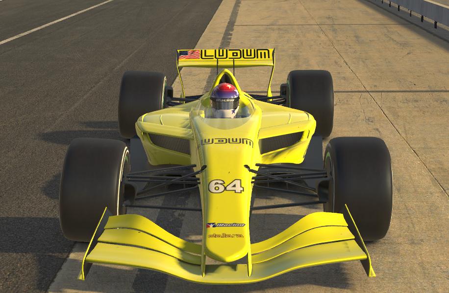 LUDUM Racing iR-01 2021 Yellow Minimalist by Claudio V. - Trading Paints