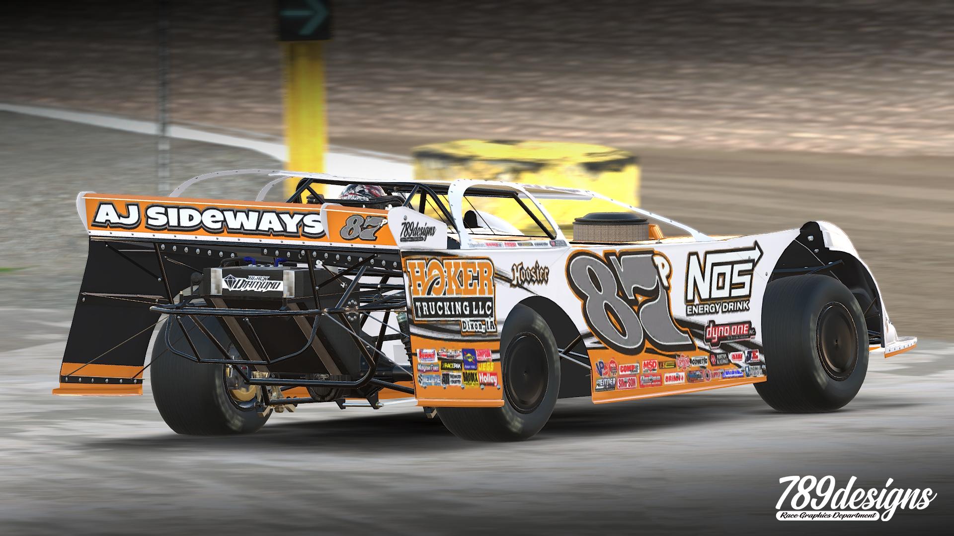 Aj Power Dirt Late Model by Garrett Marshall - Trading Paints