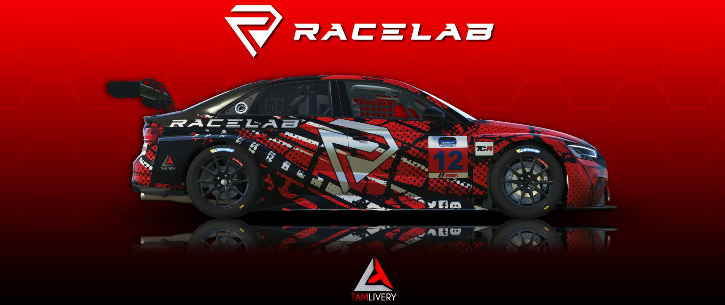 Preview of Audi RS3 LMS Racelab Livery by Kriszti&aacute;n K&oacute;nya