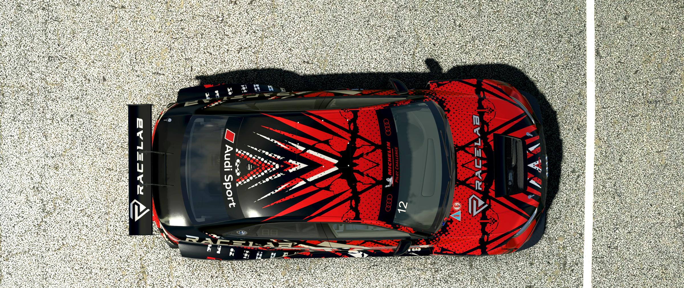 Preview of Audi RS3 LMS Racelab Livery by Kriszti&aacute;n K&oacute;nya