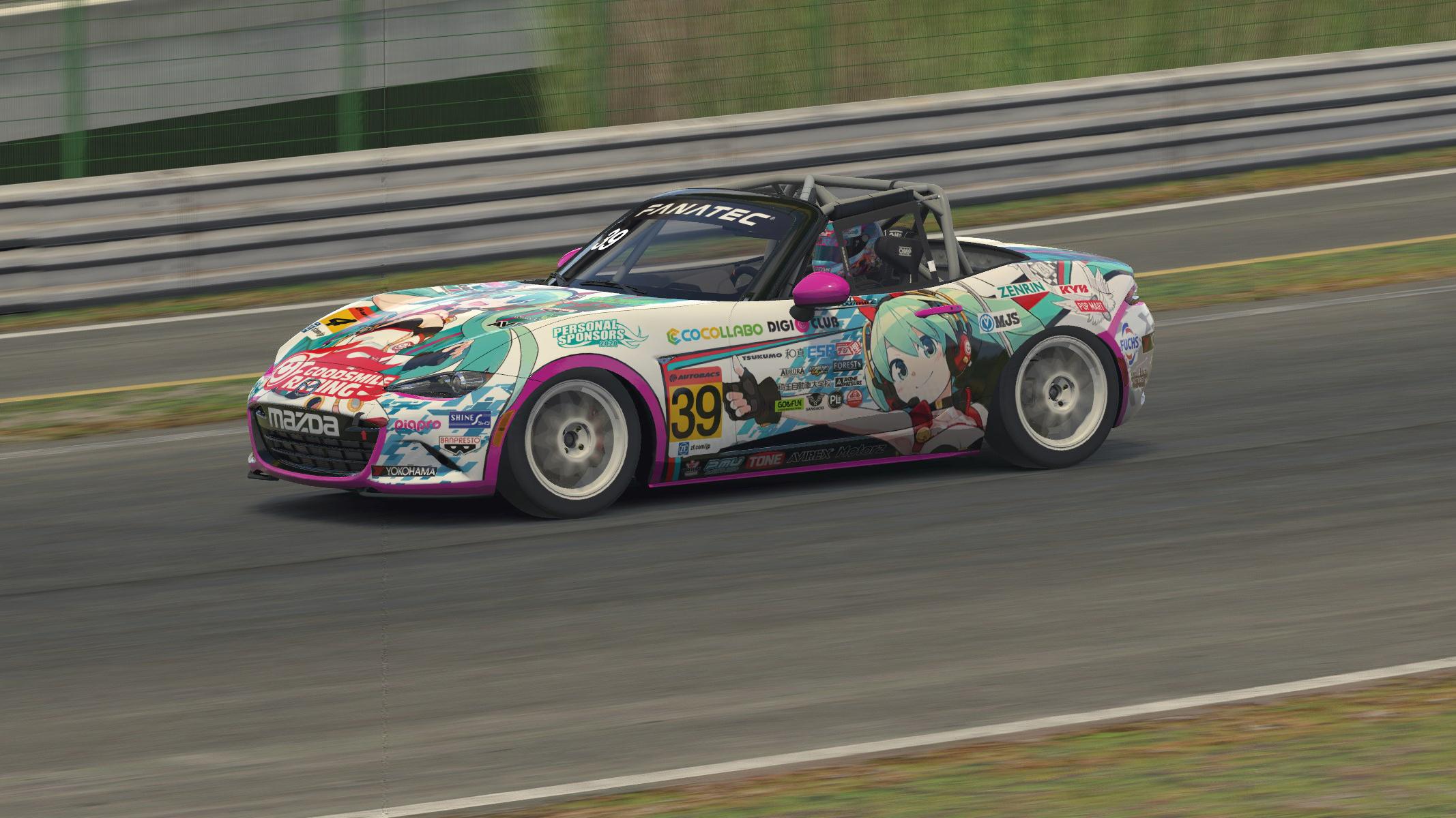 Preview of Goodsmile Racing 2020 Global Mazda MX-5 Cup [Hatsune Miku GT Project] by Steve Tilbury