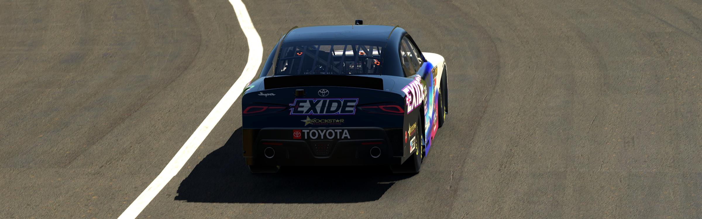 Preview of NASCAR XFINITY EXIDE Batteries Toyota Supra   NO# by Bernie Mobbs