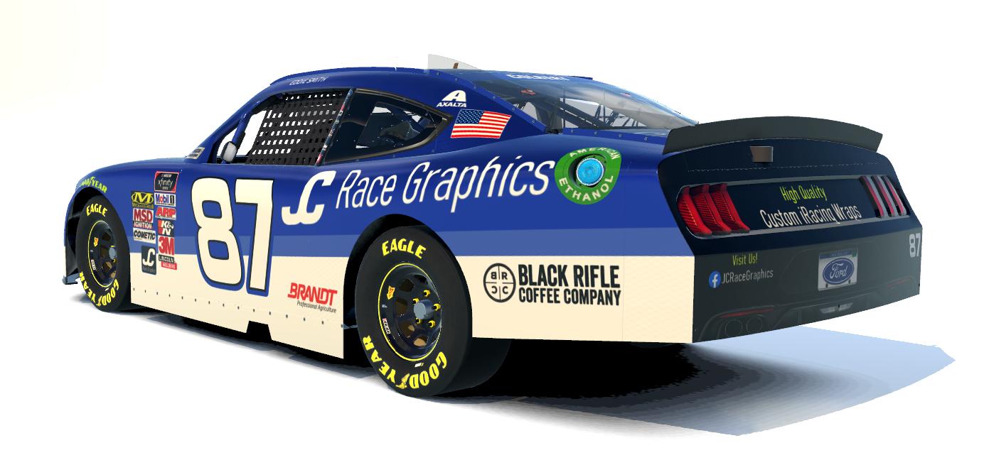 Preview of Eddie Smith #87 JC Race Graphics by Jonah Colbert
