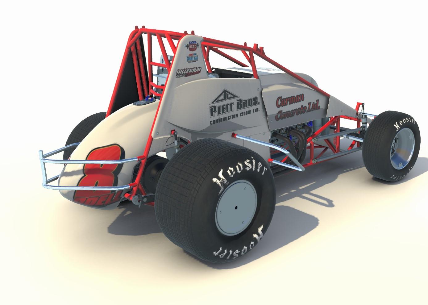 Preview of Dirt Sprint wingless- #8 Tyler Doell by Brenda Doell