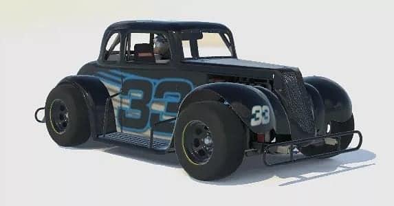 Kyle Lang Racing Kyle Lang #33 Legend by Rob Evans - Trading Paints