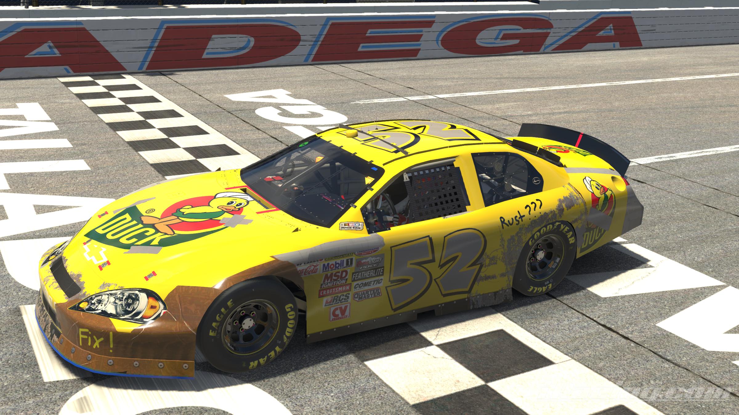Duck Tape ARCA Menards Chevrolet Impala by Nolen Sanford Trading Paints