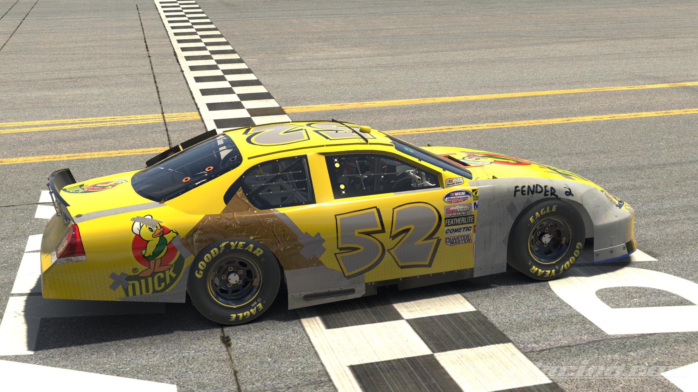 Duck Tape ARCA Menards Chevrolet Impala by Nolen Sanford Trading Paints