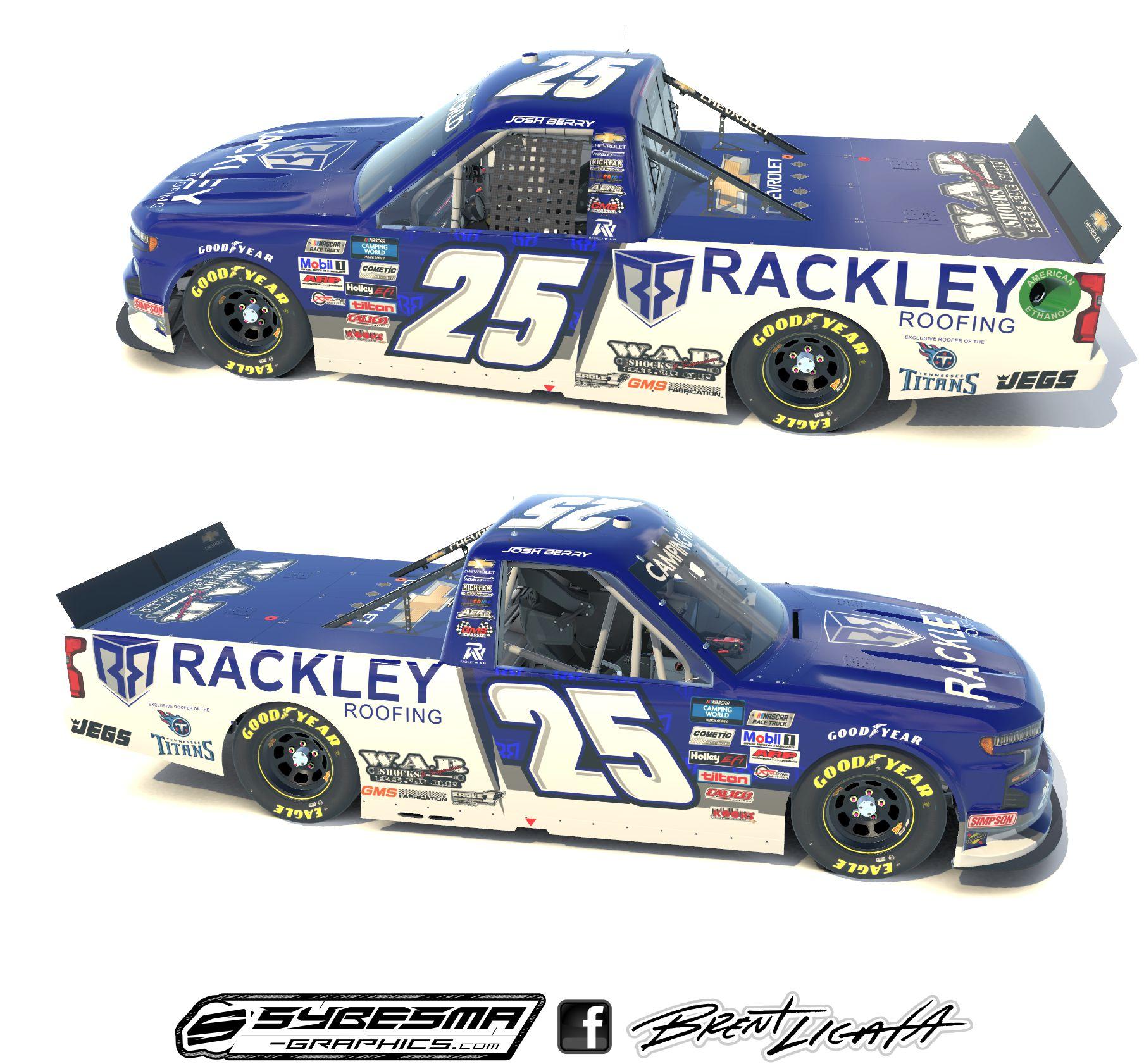 NCWTS 25 Rackley Roofing Josh Berry 2021 by Brent Licata2 - Trading Paints