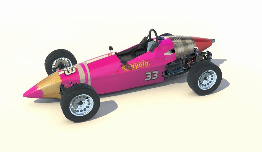 Preview of Formula Vee Crayola - Pink by Sean Anderton