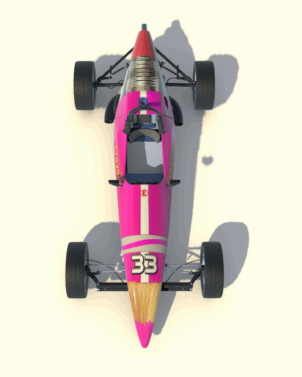 Preview of Formula Vee Crayola - Pink by Sean Anderton