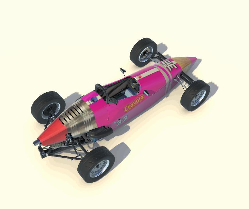 Preview of Formula Vee Crayola - Pink by Sean Anderton