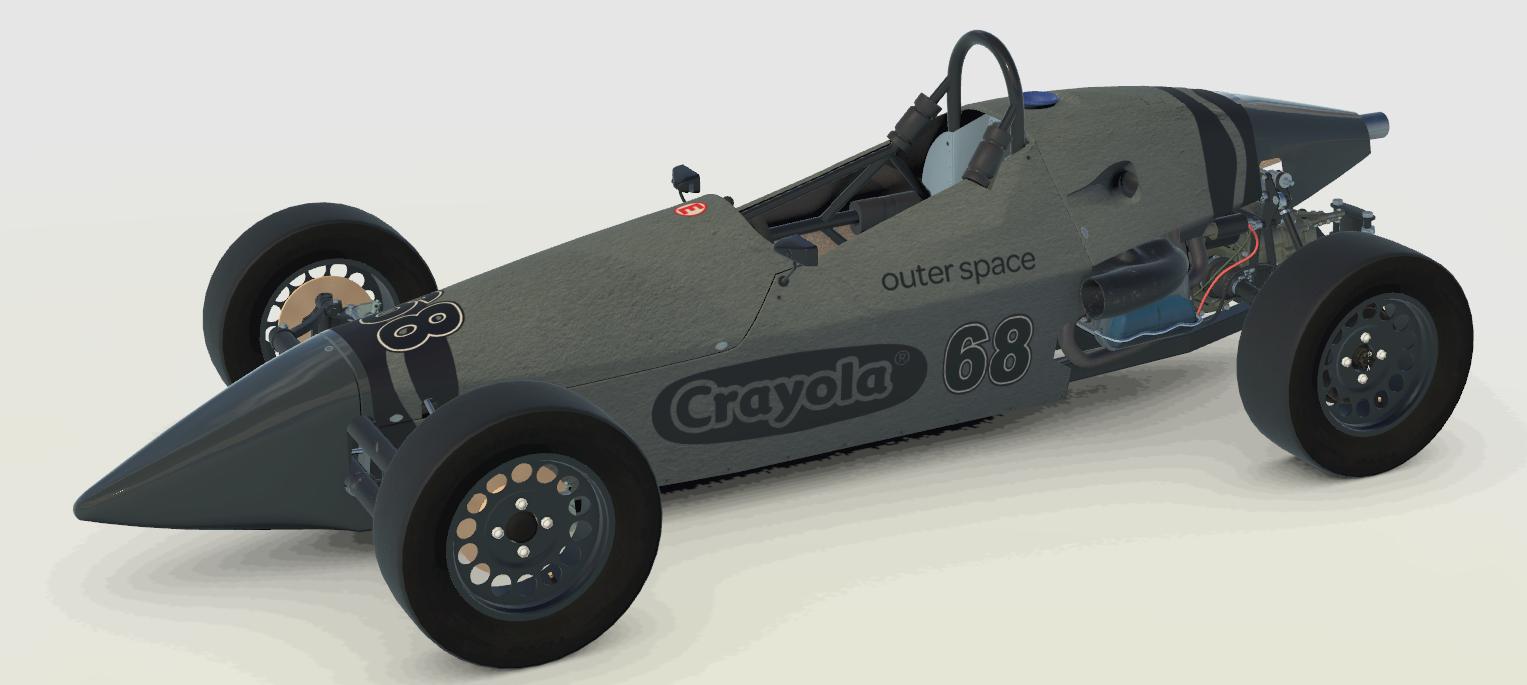 Preview of Outer Space Crayola Crayon Formula Vee  by Daniel Rowe
