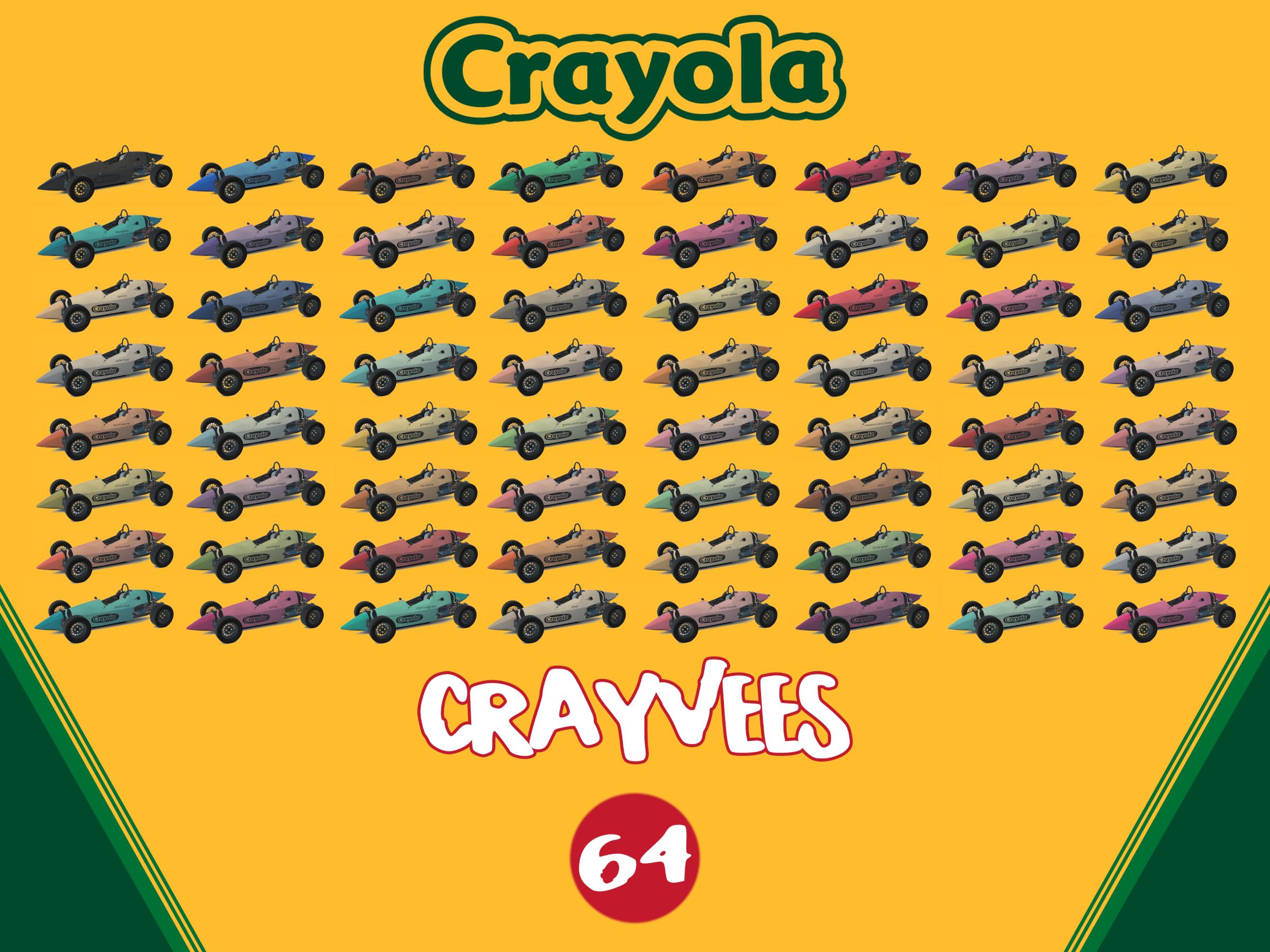 Preview of Blue Violet Crayola Crayon Formula Vee by Daniel Rowe