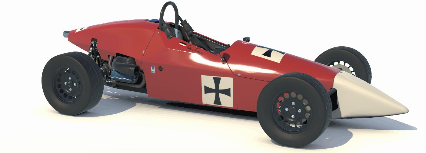 Red Baron Custom Red Baron - Custom Number - Formula Vee by Johnny Bell - Trading Paints