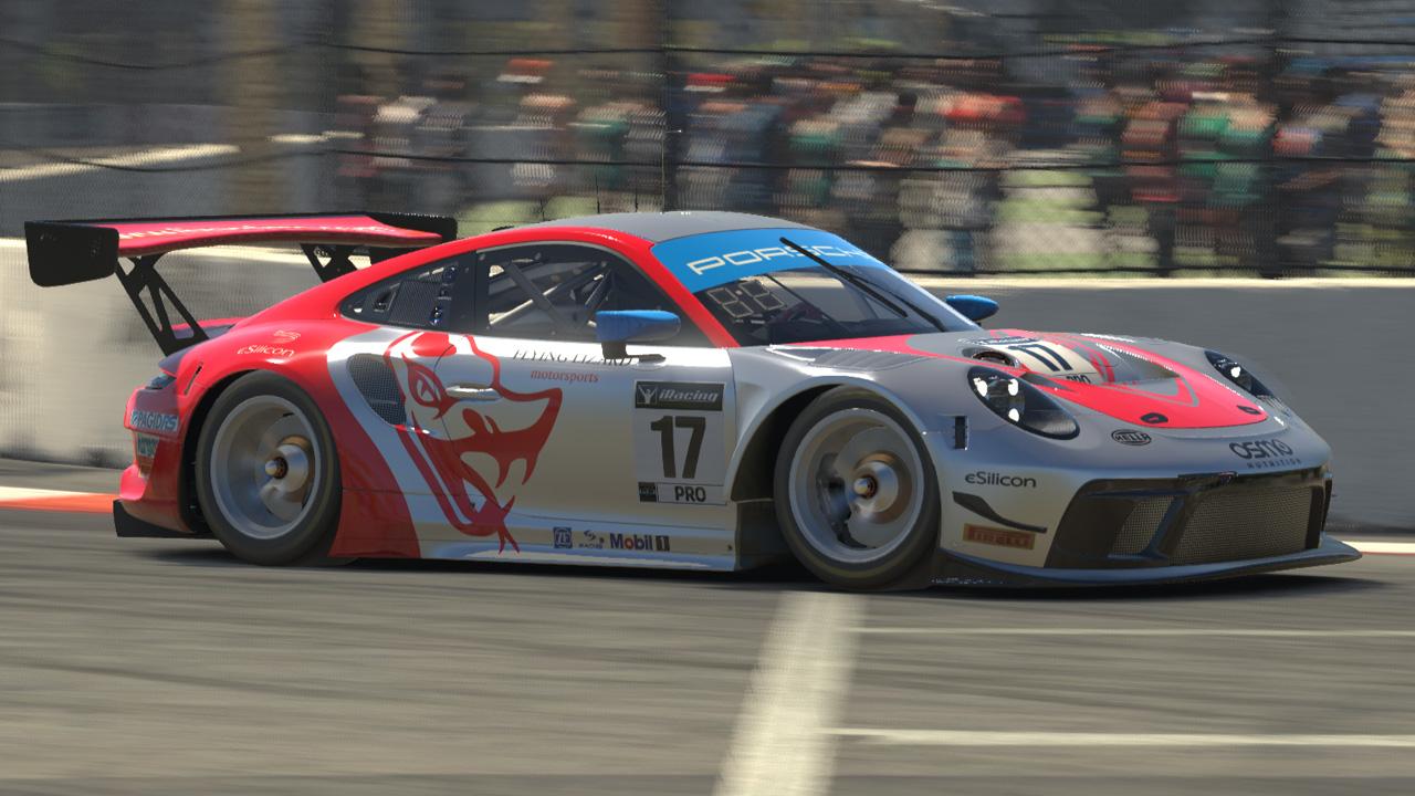 Preview of Flying Lizard 911 GT3R Blue Accents by Brandon Blakesley