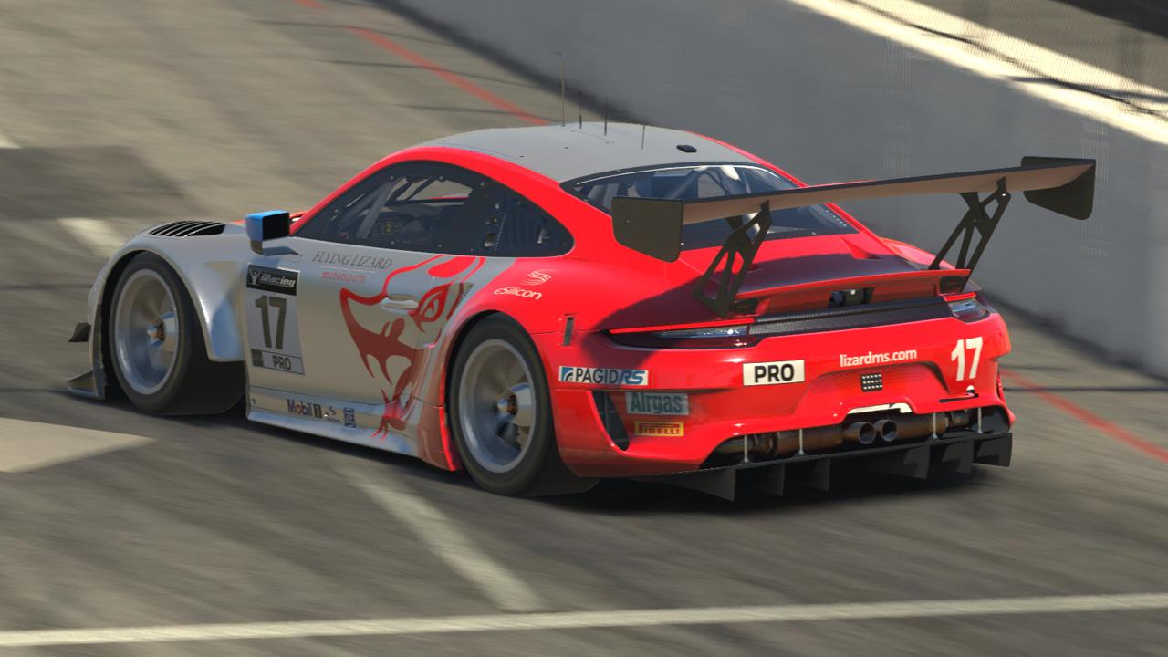 Preview of Flying Lizard 911 GT3R Blue Accents by Brandon Blakesley