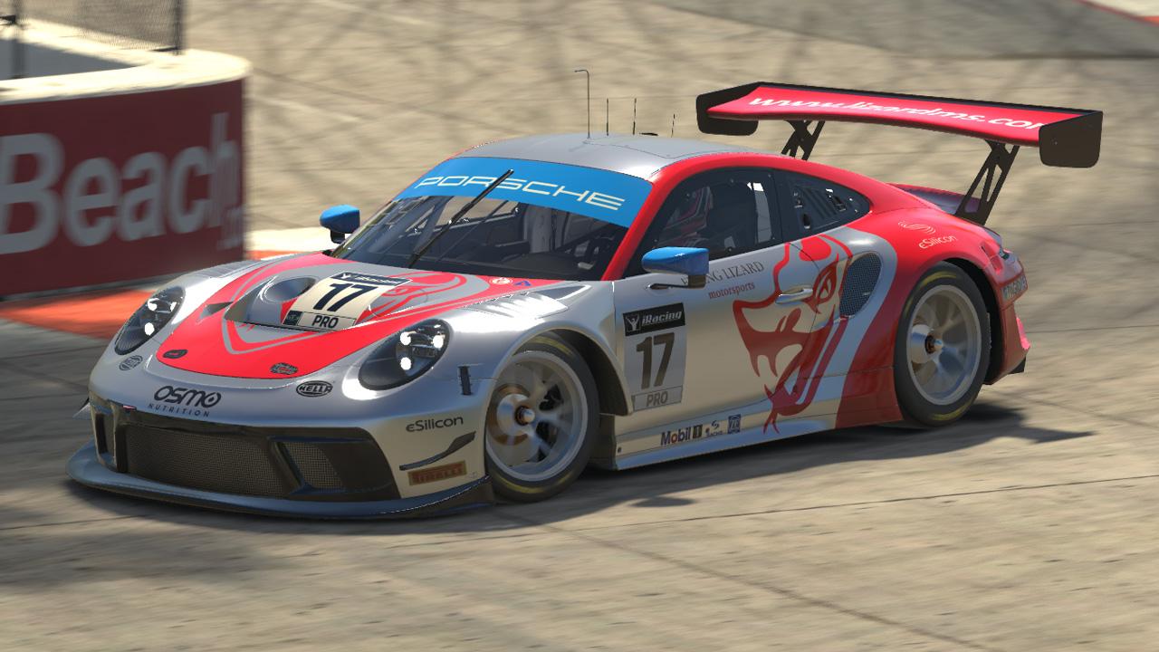 Preview of Flying Lizard 911 GT3R Blue Accents by Brandon Blakesley