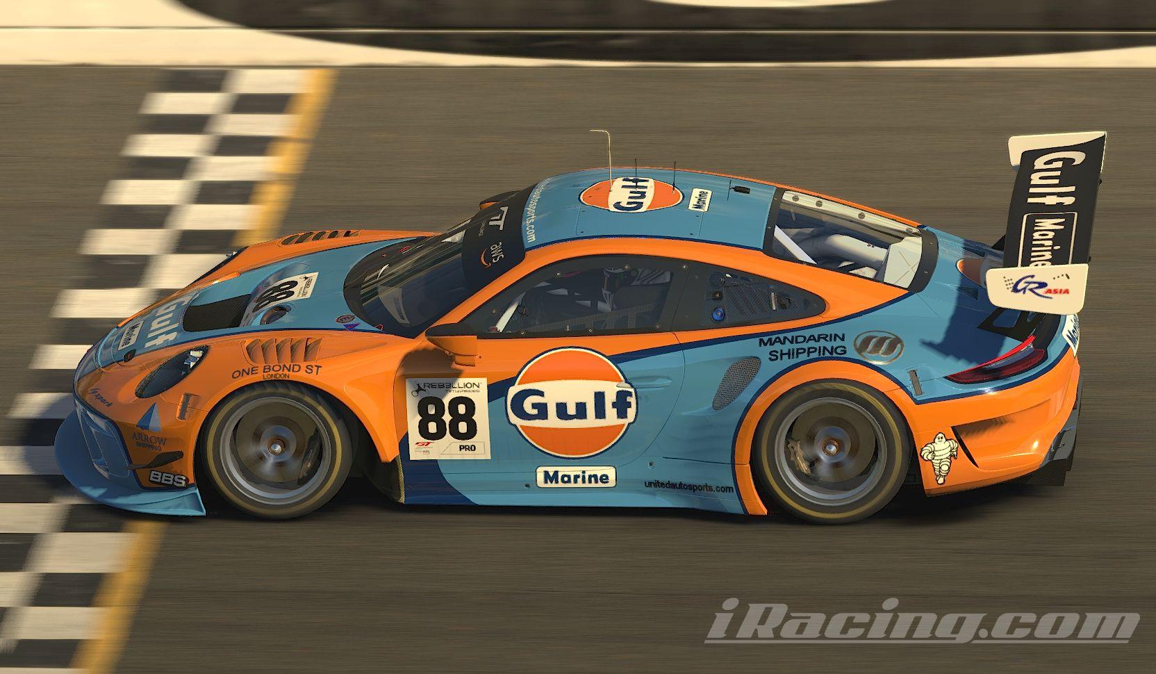 Preview of United Autosports Gulf Marine Throwback by Stephane Parent