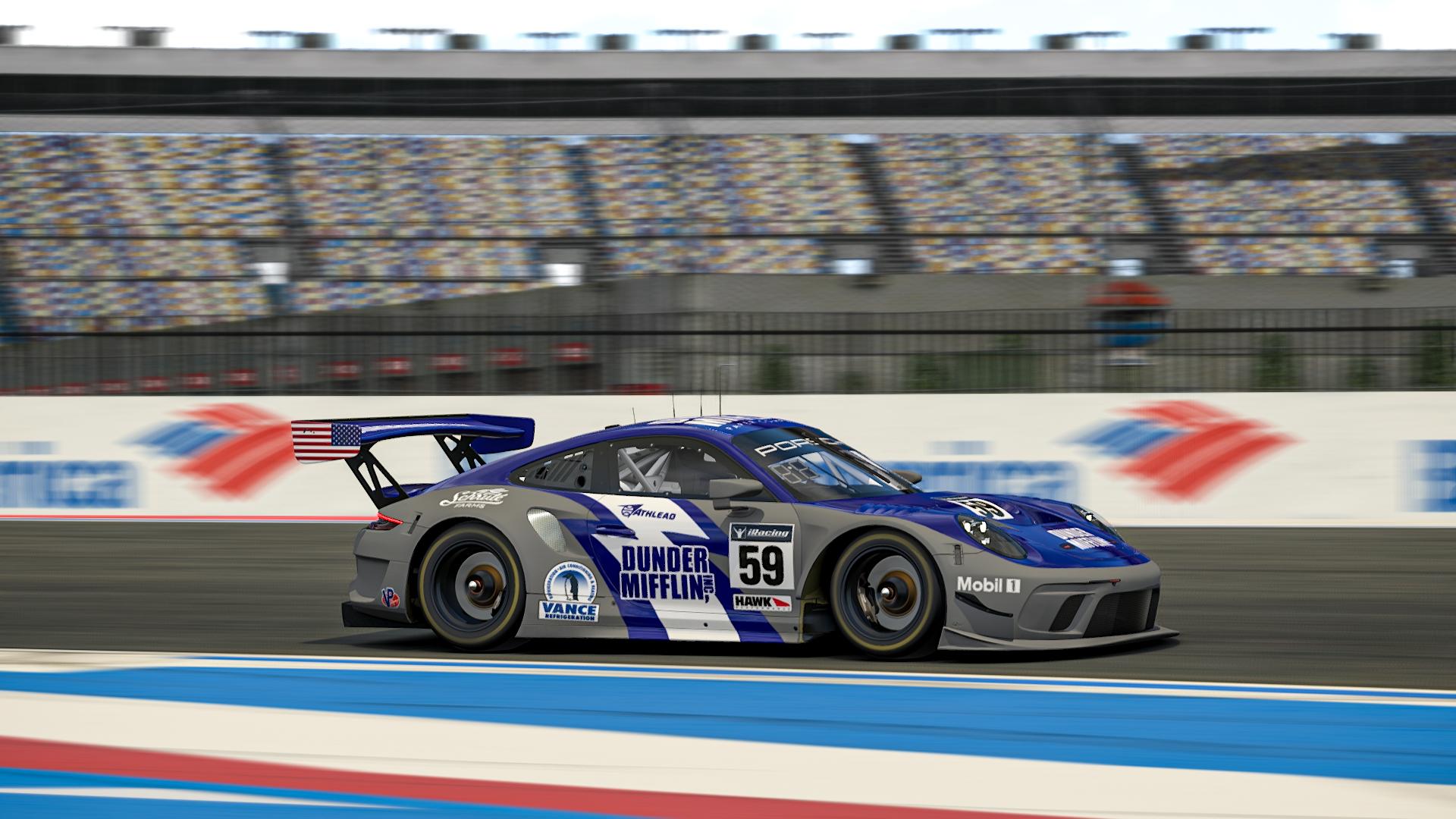 Preview of Dunder Mifflin (The Office TV Show) 911 GT3 R by Blaine Sparling