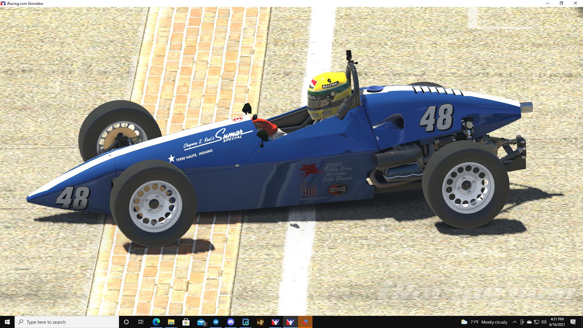 Preview of Formula Vee Sumar Special TGA by Charlie Hamilton Jr