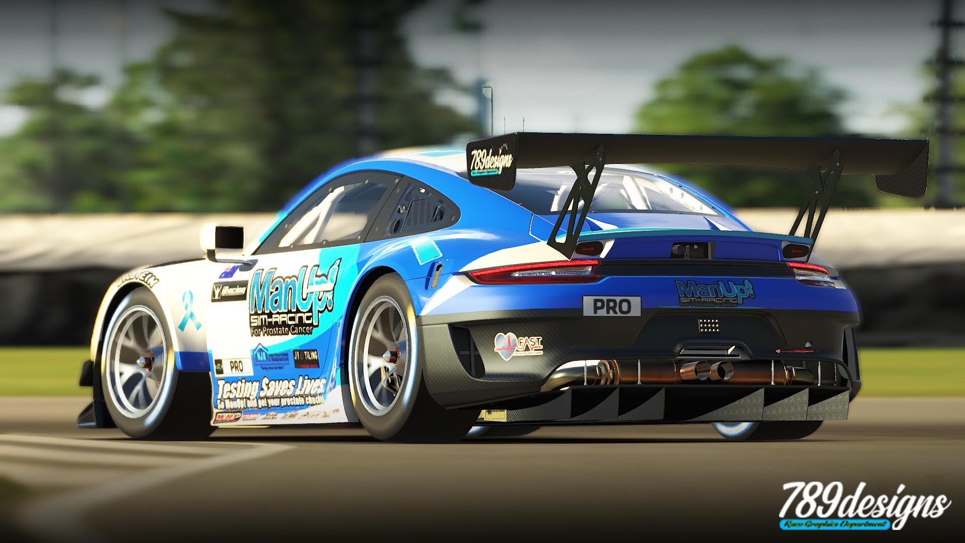 ManUp Sim Racin Porsche 911R GT3 by Garrett Marshall - Trading Paints