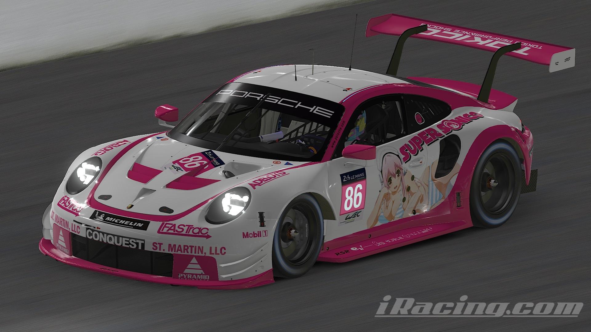 Preview of Super Sonico Porsche 911 RSR by Garrett Hess