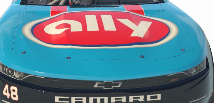 Preview of Jimmy Johnson 2020 Earnhardt/Petty Throwback by Gary G.