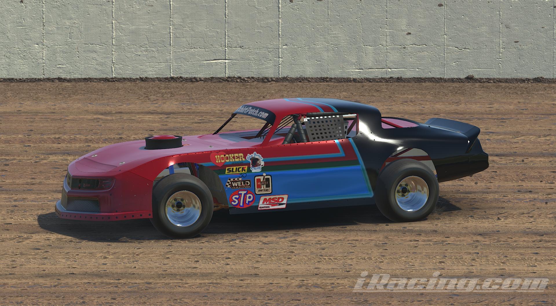 Scarlet Racing Booth Showtime Scarlet for sim stamped number w/spec map by Bryan E ...