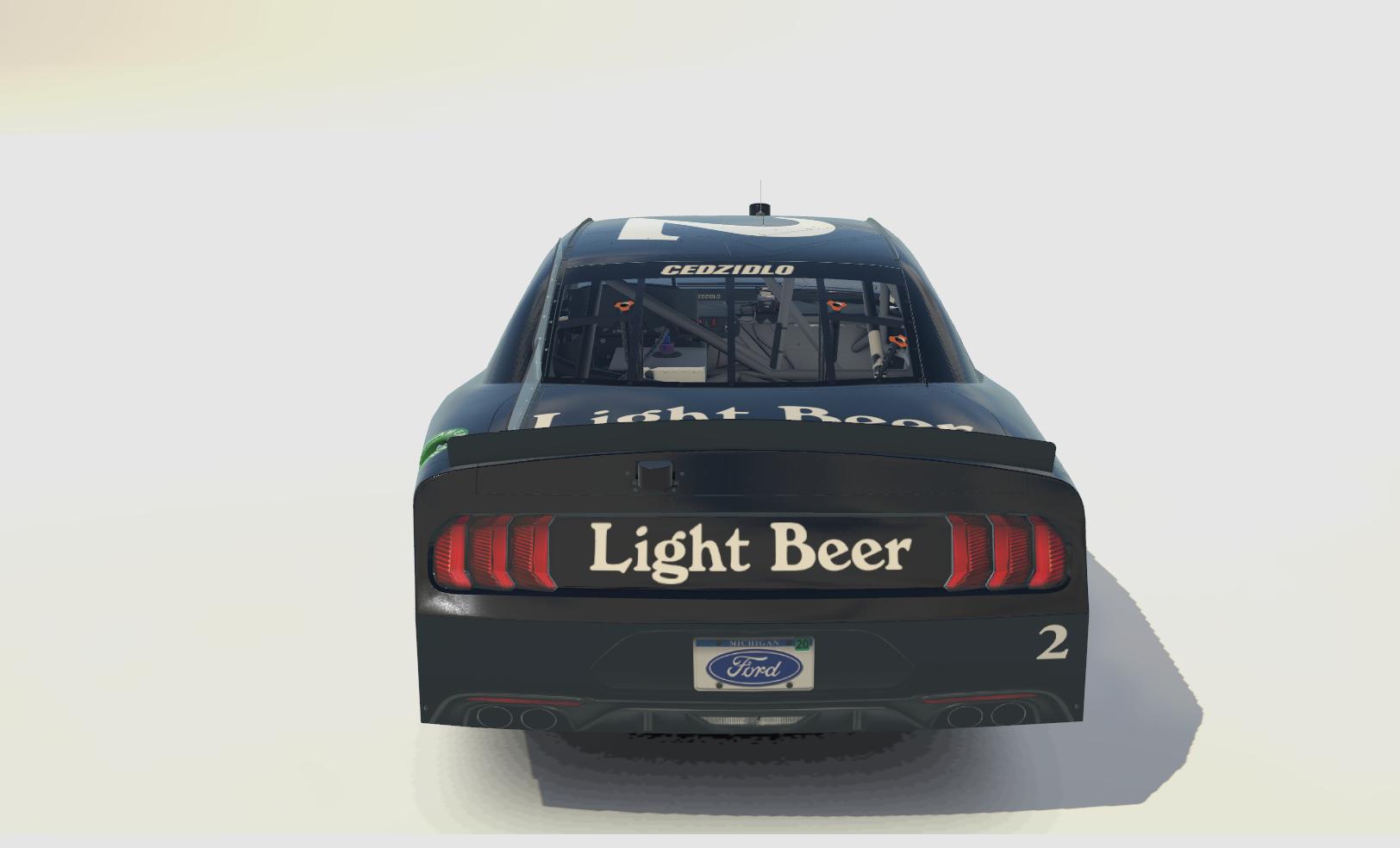 Preview of Light Beer NASCAR Xfinity Ford Mustang by Travis C.