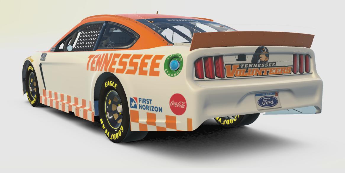 Tennessee Volunteers Ford Mustang Gen 6 by Tracy Powers
