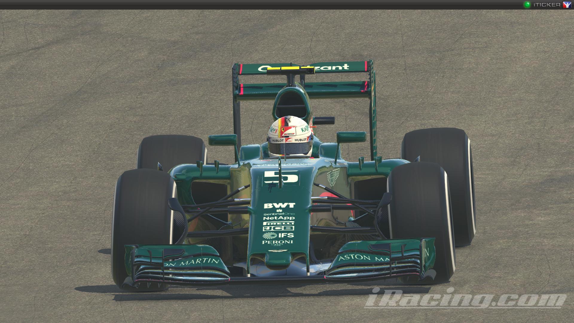 Preview of Sebastian Vettel #5 Aston Martin Cognizant F1 Team 2021 Formula One With Custom Number by Ryan Broderick