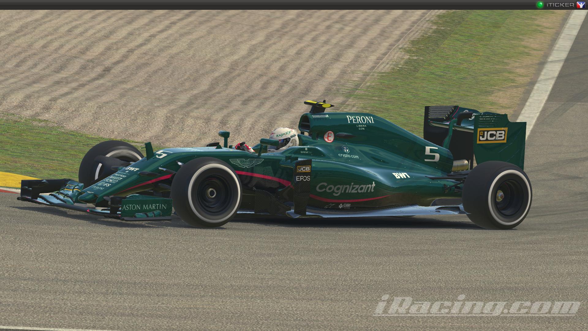 Preview of Sebastian Vettel #5 Aston Martin Cognizant F1 Team 2021 Formula One With Custom Number by Ryan Broderick