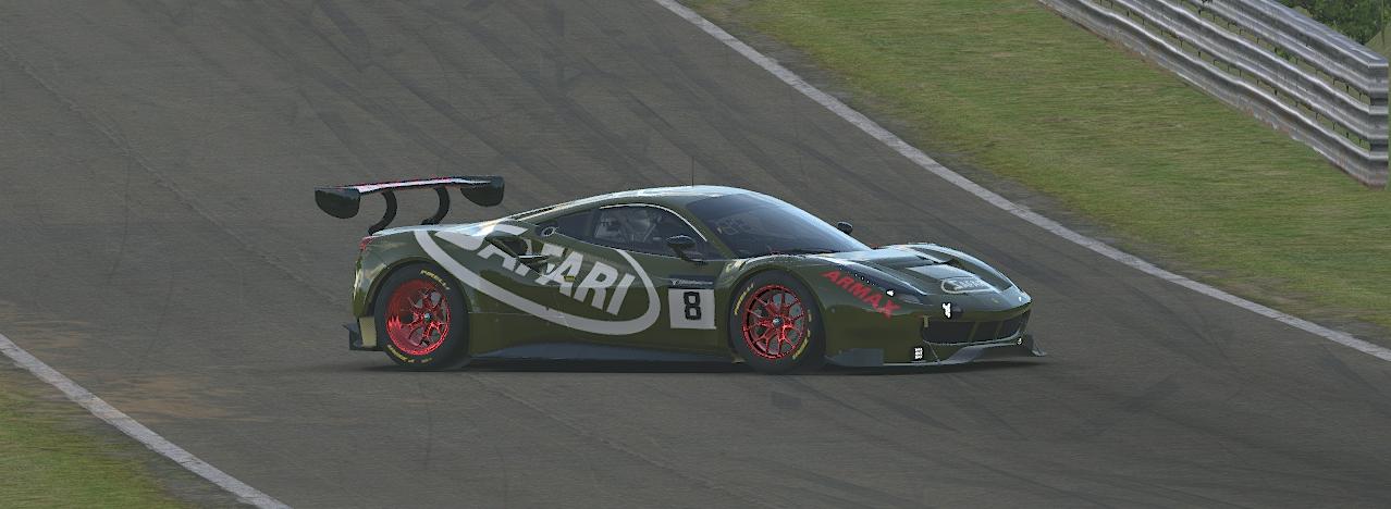 Preview of Safari MILITARY GREEN Ferrari 488 GT3 by Jason L.