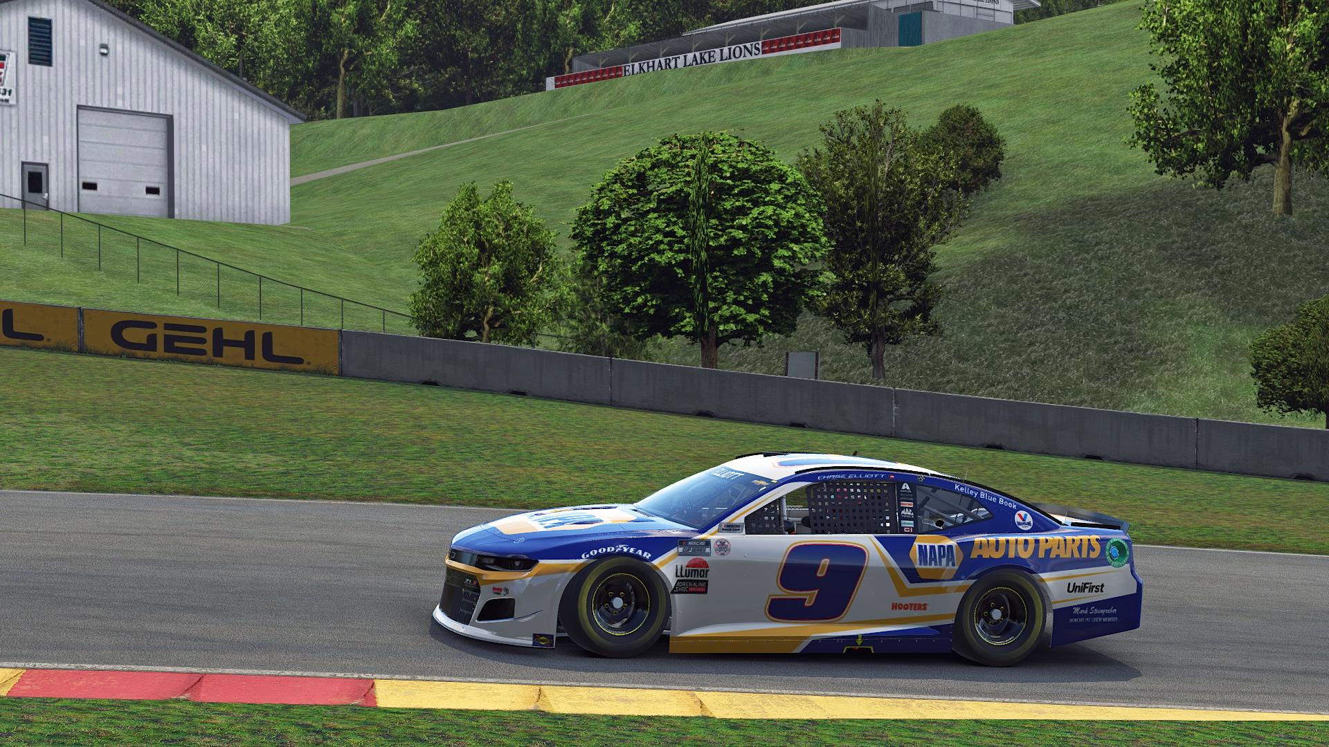 Preview of Chase Elliott Road America No Number by Alexander L Russell