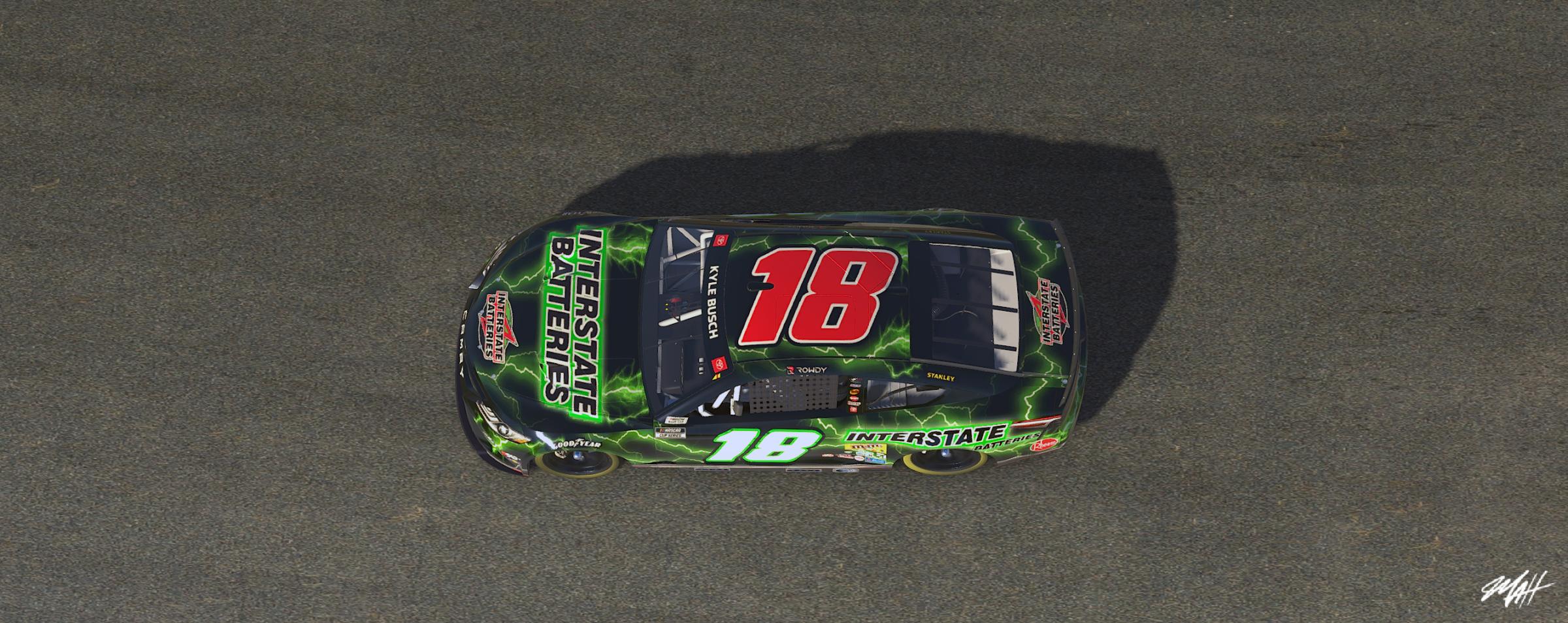 Preview of Kyle Busch Interstate Batteries Next Gen concept -no number- by Matt Tomelleri