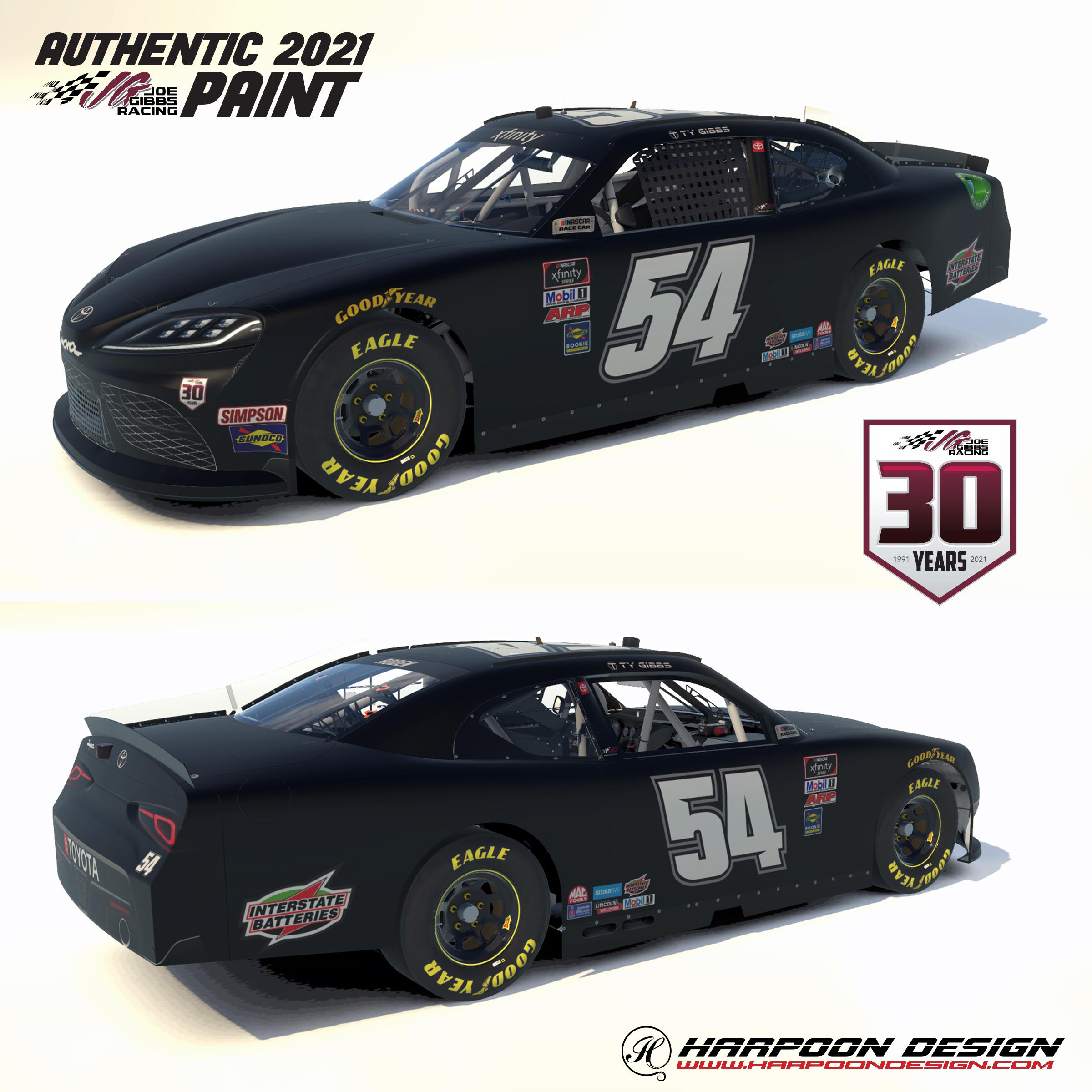 Preview of 2021 Ty Gibbs Blank Supra  by Brantley Roden