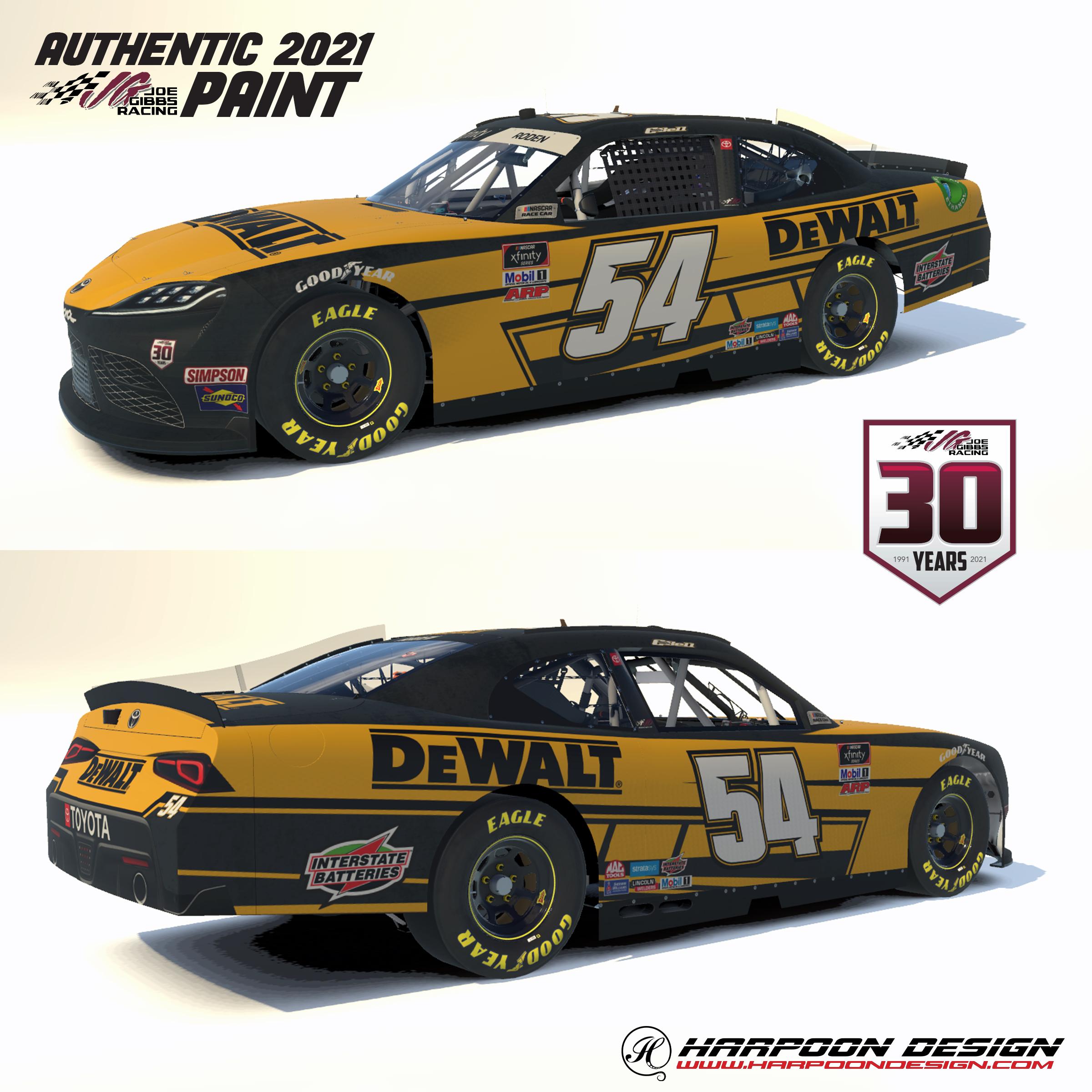 Preview of 2021 Christopher Bell DeWalt Supra by Brantley Roden