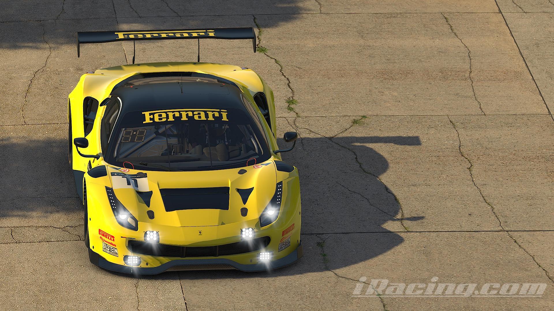 Preview of Ferrari 488 GT3 in Giallo Modena by Kimber Jansen