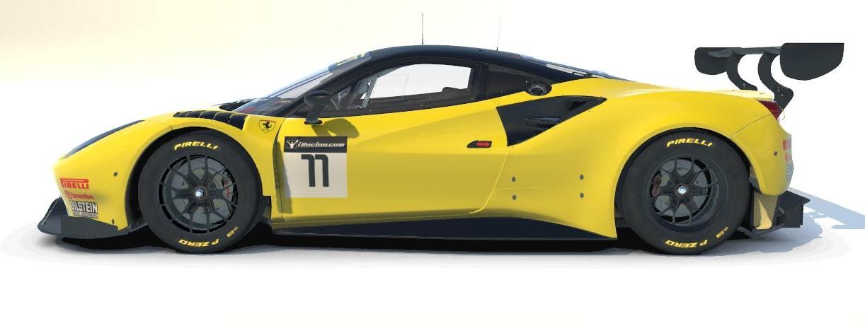 Preview of Ferrari 488 GT3 in Giallo Modena by Kimber Jansen
