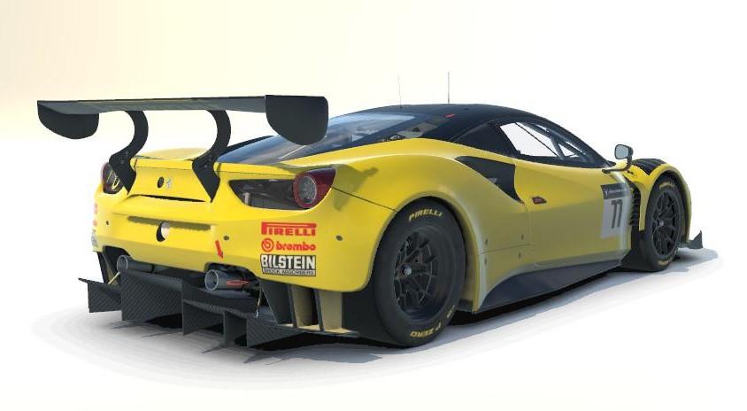 Preview of Ferrari 488 GT3 in Giallo Modena by Kimber Jansen
