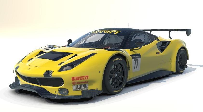 Preview of Ferrari 488 GT3 in Giallo Modena by Kimber Jansen