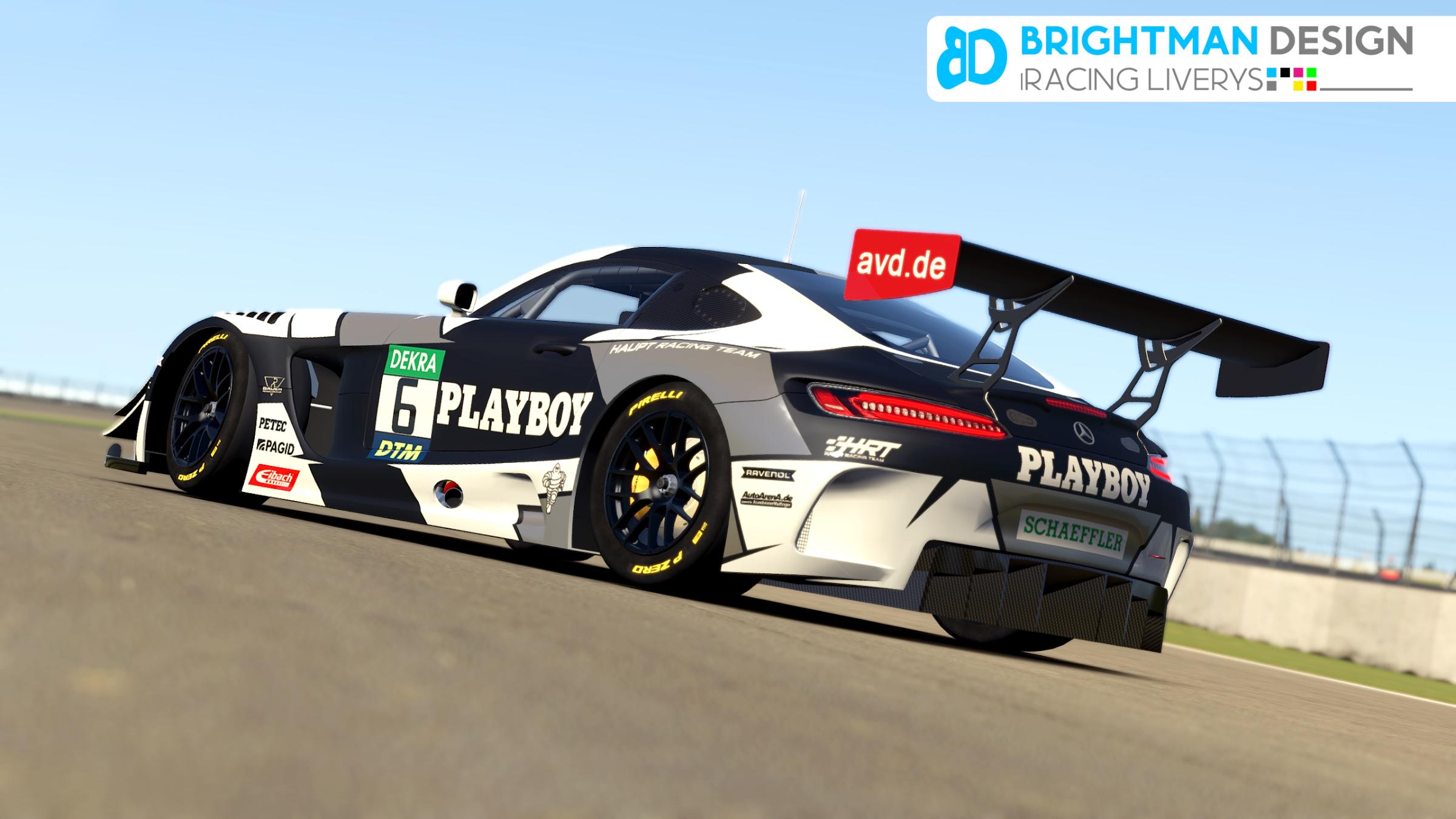 Preview of AMG GT3 | HRT Playboy recreation by Leon H.