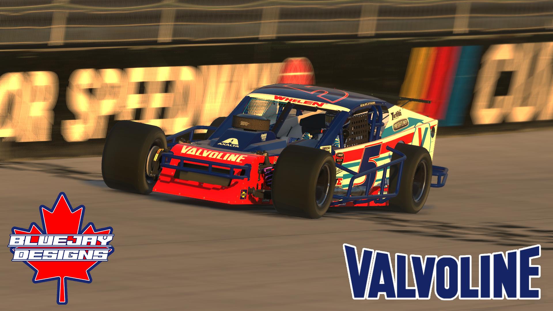 Preview of Kyle Larson Valvoline Whelen Modified Concept (Custom Number) by Jay Mulder